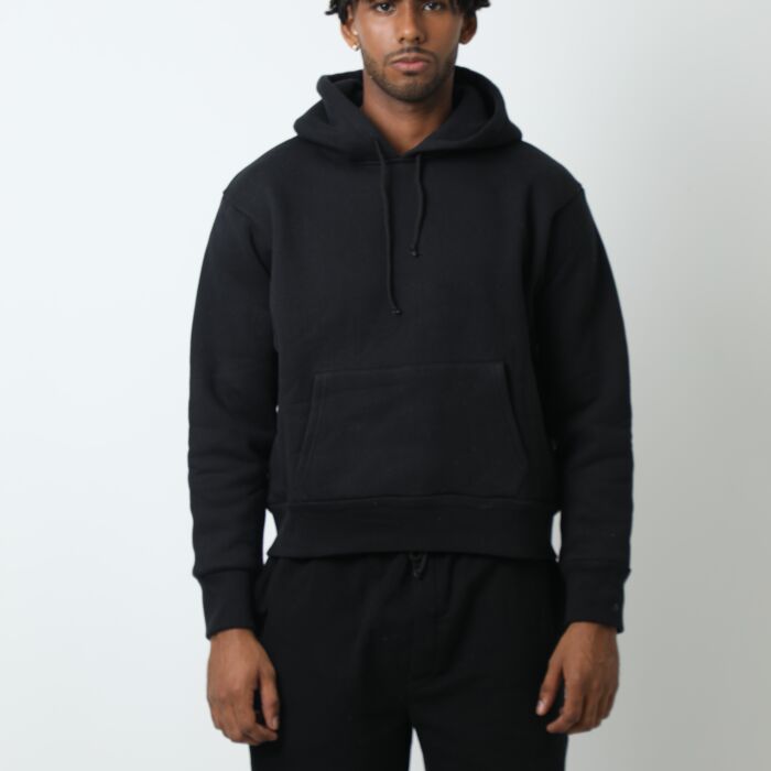 MID LENGTH PULL OVER FLEECE HOODIE Thumbnail