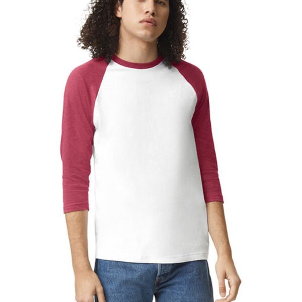 Unisex CVC Raglan T-Shirt. Thumbnail